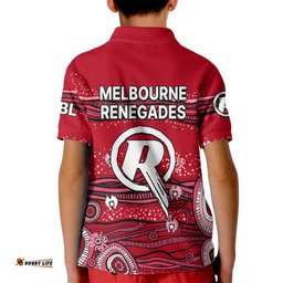 Australia Renegades Cricket Kid Polo Shirt Indigenous-