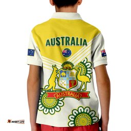 Australia Cricket Polo Shirt KID Boxing Day Test Aussie Indigenous