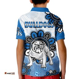 NRL Canterbury-Bankstown Bulldogs Rugby Berries 1935 Aboriginal Kid Polo Shirt