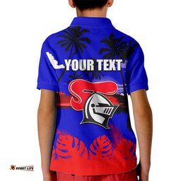 NRL Knights Kid Polo Shirt Summer Vibe Style