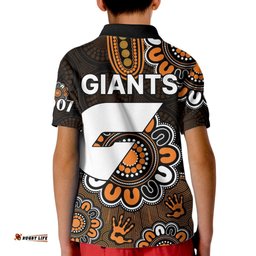 AFL GWS Giants 2012 Aboriginal Kid Polo Shirt