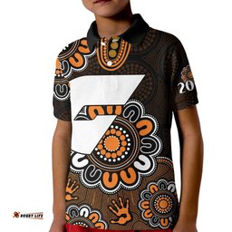 AFL GWS Giants 2012 Aboriginal Kid Polo Shirt