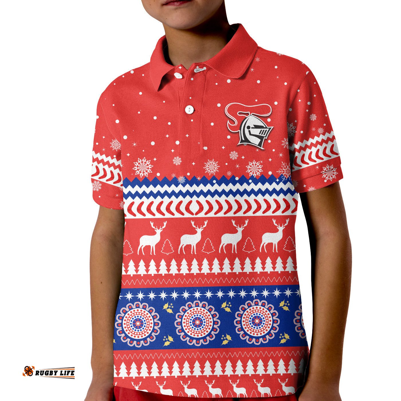 Knights Polo Shirt KID Christmas Newcastle