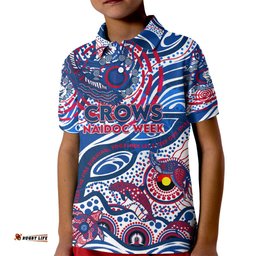 Custom NAIDOC Week 2024 Bulldogs Kid Polo Shirt Aboriginal Animals Keep The Fire Burning