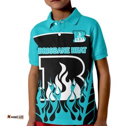 Brisbane Heat CricketPolo Shirt KID Simple Style