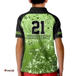 Sydney Thunder Custom Kid Polo Shirt BBL Cricket Team 2024