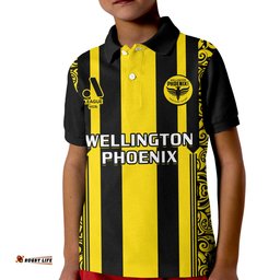 Wellington Phoenix Football Polo Shirt KID A League Men The Nix 2007 Aotearoa Maori