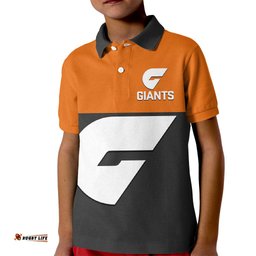 Personalised GWS Giants FootballKid Polo Shirt Sporty Style