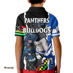 NRL Combine Bulldogs and Panthers Kid Polo Shirt