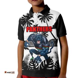 NRL Panthers Kid Polo Shirt Summer Vibe Style
