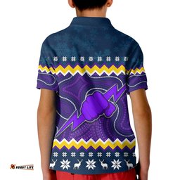 Storm Polo Shirt KID Christmas Melbourne Mix Indigenous