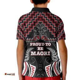 Aotearoa Kid Polo Shirt Proud To Be Maori LT05
