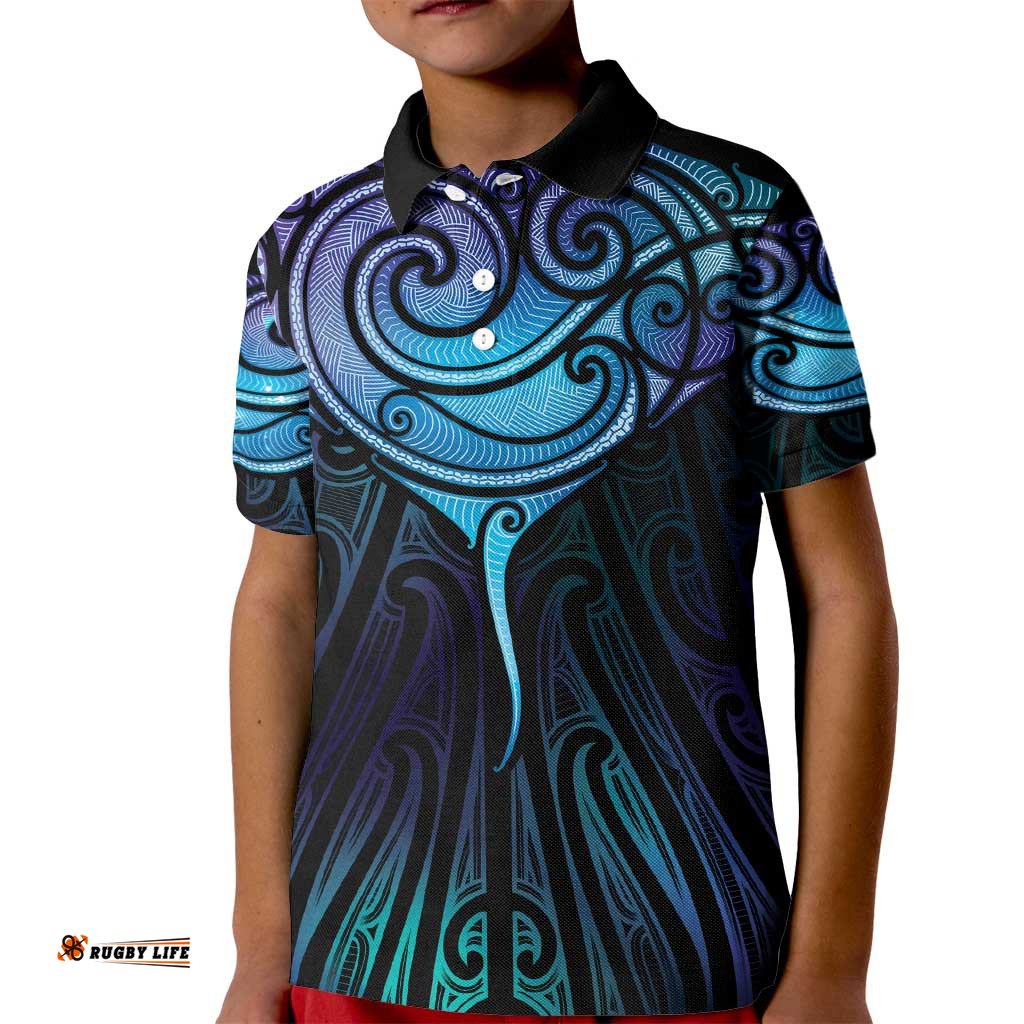 Aotearoa Maori Te Whai Rahi Kid Polo Shirt Tala - Nowhere You Could Go That I Won't Be With You LT7