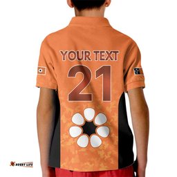 Australian Northern Territory Lawn Bowls Custom Kid Polo Shirt Aussie Minimalist Style LT9
