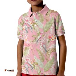 Australia Galah Cockatoo Kid Polo Shirt Eolophus Soseicapilla Couple Seamless Style LT14