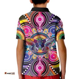 Australia Indigenous Autism Awareness Kid Polo Shirt Its Okay To Be Different LT05