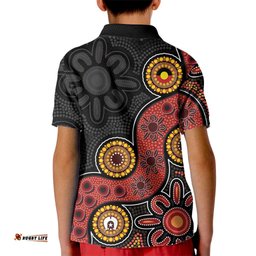 NAIDOC Week 2026 Kid Polo Shirt 50 Years of Deadly Indigenous Pride LT18