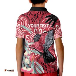 Personalised Australia Galah NAIDOC Week 2026 Kid Polo Shirt 50 Years of Deadly Aboriginal Art LT14