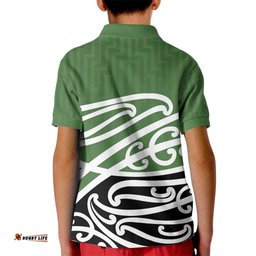Green Fern New Zealand Kowhai Ngutukak Kid Polo Shirt LT9