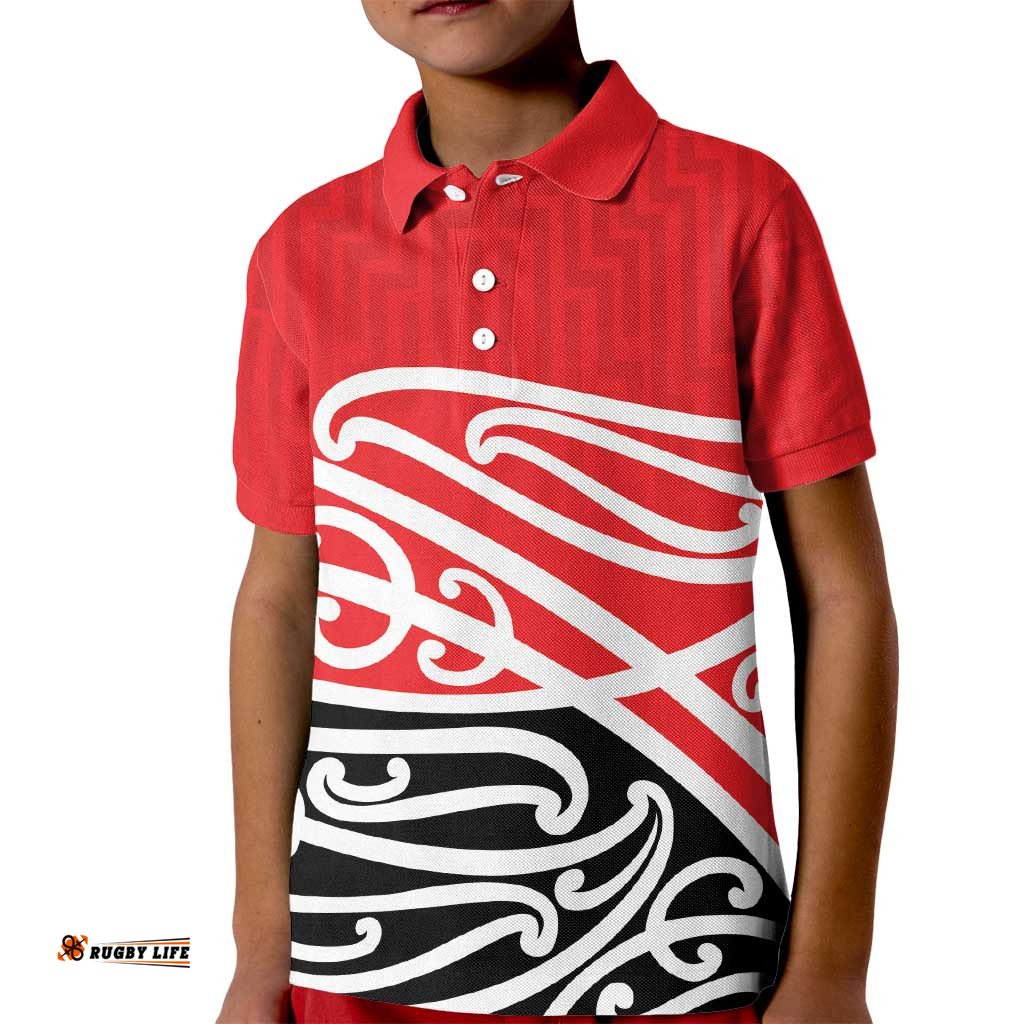 All Red New Zealand Kowhai Ngutukak Kid Polo Shirt LT9