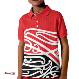 All Red New Zealand Kowhai Ngutukak Kid Polo Shirt LT9