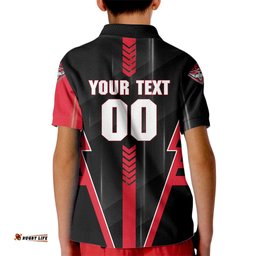 Personalized Essendon Bombers Kid Polo Shirt Modern Geometric Sports Graphic Style TS04