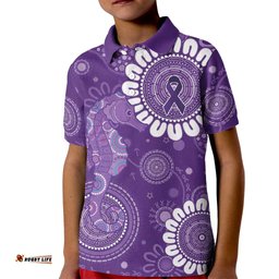 Sea Horse Australia Epilepsy Awareness Kid Polo Shirt LT9