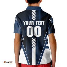 Personalized Geelong Cats Kid Polo Shirt Modern Geometric Sports Graphic Style TS04