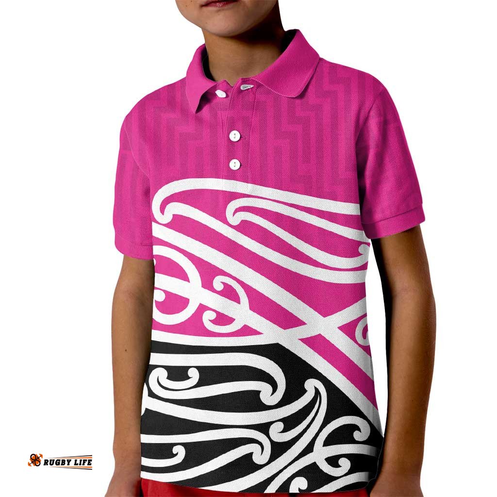 All Pink New Zealand Kowhai Ngutukak Kid Polo Shirt LT9