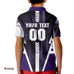 Personalized Fremantle Dockers Kid Polo Shirt Modern Geometric Sports Graphic Style TS04