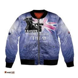 Australia ANZAC Day Bomber Jacket Battle Of Passchendaele Remember Them LT05