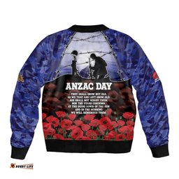 ANZAC Day Bomber Jacket Lest We Forget DT05