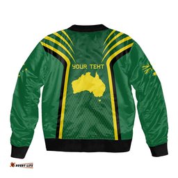Australia Day 26 January Personalised Bomber Jacket With National Color LT9