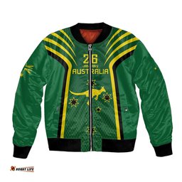 Australia Day 26 January Personalised Bomber Jacket With National Color LT9