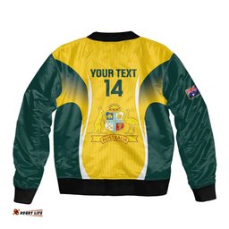 Custom Australia Cricket Bomber Jacket Go Champions Aussie LT14