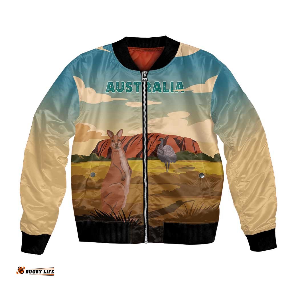 Australia Personalized Bomber Jacket Uluru Scenery LT7
