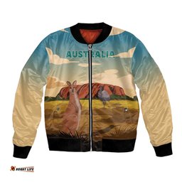Australia Personalized Bomber Jacket Uluru Scenery LT7
