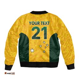 Australian Lawn Bowls Custom Bomber Jacket Aussie Minimalist Style LT9