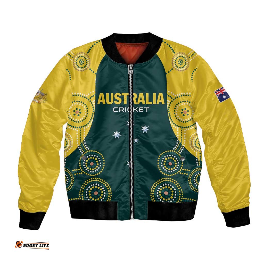 Custom Australia Cricket Bomber Jacket Aussies Champions LT01