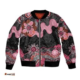 Australia NAIDOC Week 2026 Bomber Jacket Aboriginal Contemporary Art LT7