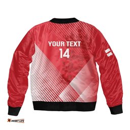 Custom England Cricket Bomber Jacket Go Champions Sporty Style LT14