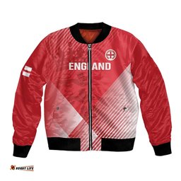 Custom England Cricket Bomber Jacket Go Champions Sporty Style LT14