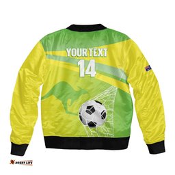 Custom Australia Soccer 2026 Bomber Jacket Come On Matildas LT14