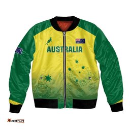 Custom Australia Cricket Bomber Jacket Go Champions Aussies LT05