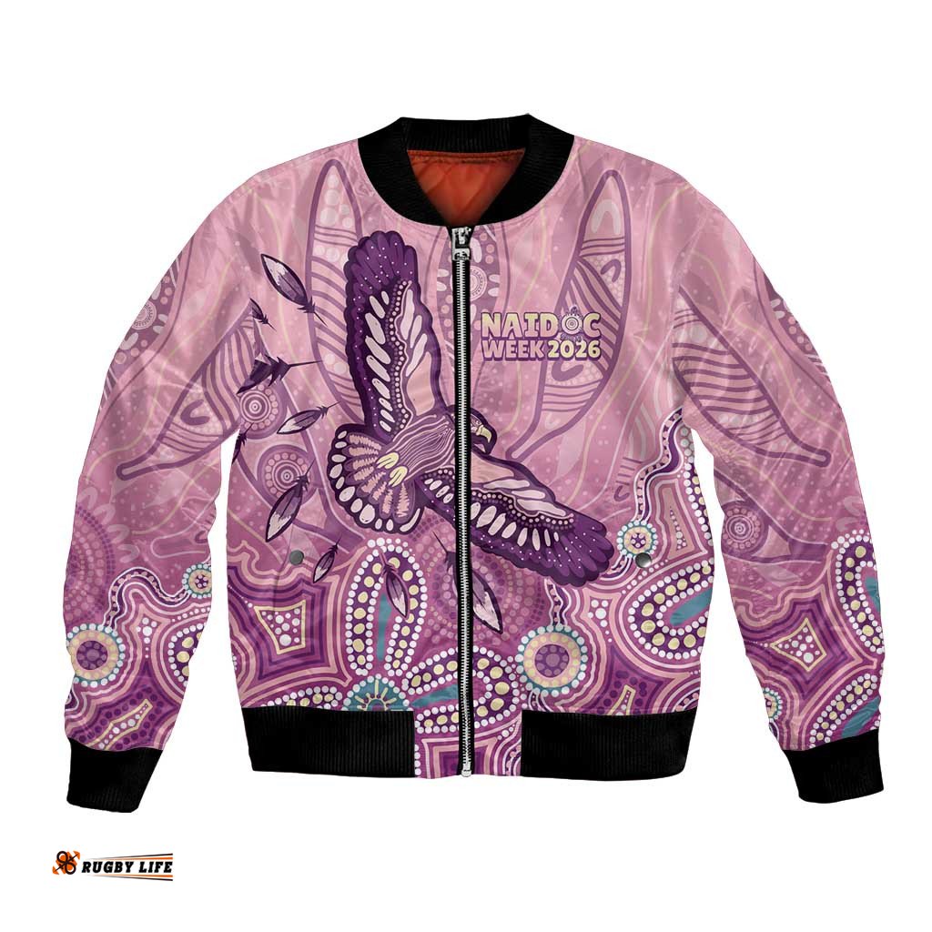 NAIDOC Week - 50 Years Deadly Bomber Jacket Pastel Wings LT7