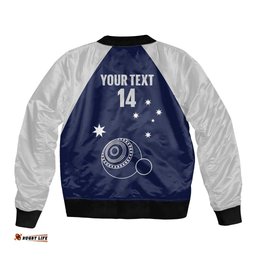 Custom Victoria Bowls Australia Bomber Jacket Go Champions Garden State LT14