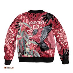 Personalised Australia Galah NAIDOC Week 2026 Bomber Jacket 50 Years of Deadly Aboriginal Art LT14
