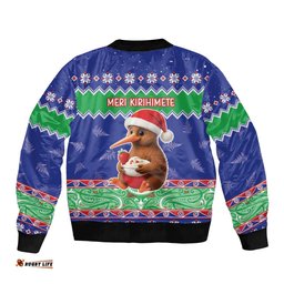 New Zealand Christmas Bomber Jacket Have Yourself A Kiwi-tastic Christmas LT05