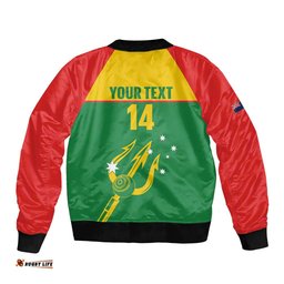 Custom Tasmania Bowls Australia Bomber Jacket Go Tasmanian Tridents LT14