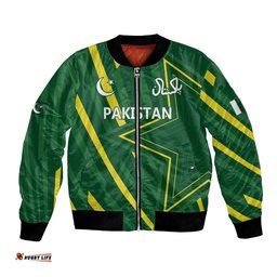 Pakistan Cricket Custom Bomber Jacket Shaheen Falcon Go Champions LT9
